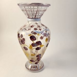 Tracy Porter handpainted vase